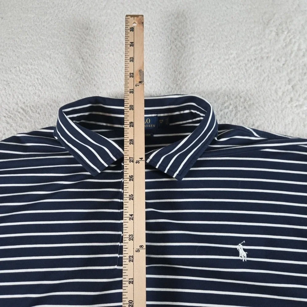 Polo Ralph Lauren Golf Polo Pima Soft Touch Striped Short Sleeve Mens 4XB BIG 4X